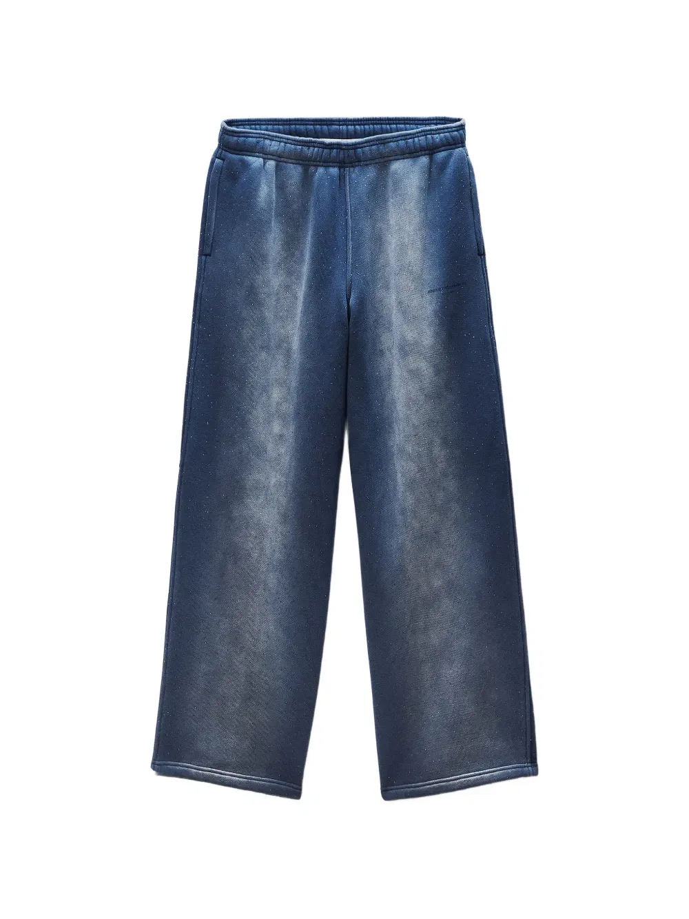 Брюки Hotfix с эффектом потертости Alexander Wang, синий