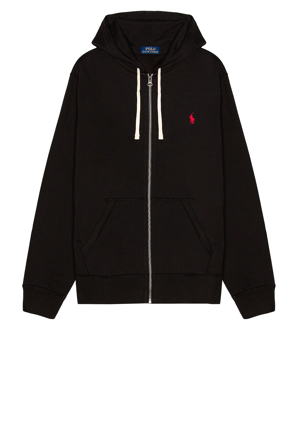 

Флисовая худи на молнии Polo Ralph Lauren, Black