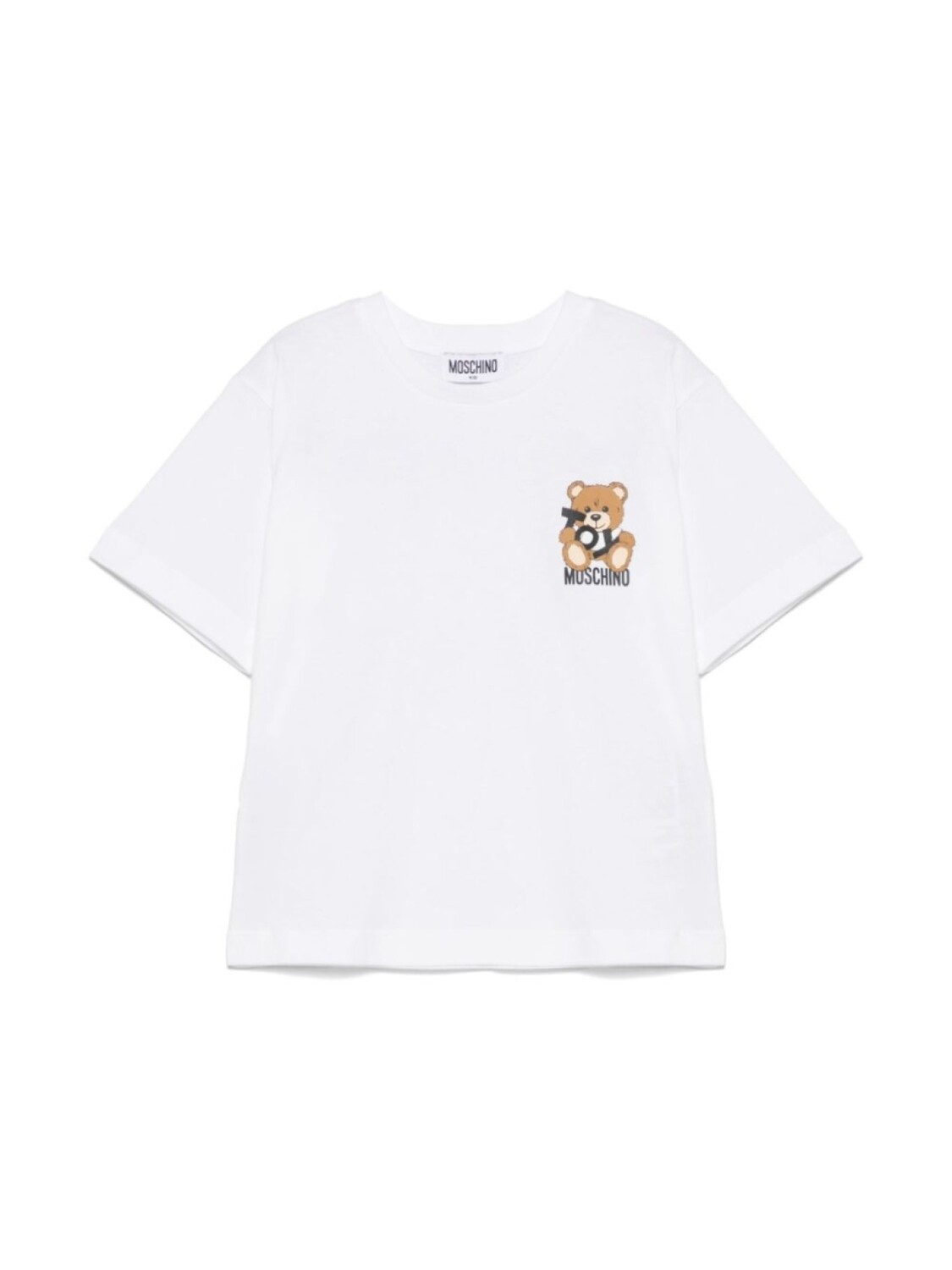 

Moschino Kids футболка с принтом, белый
