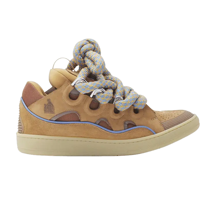 Кроссовки Lanvin Wmns Curb Sneakers Snake Laces - Camel, коричневый