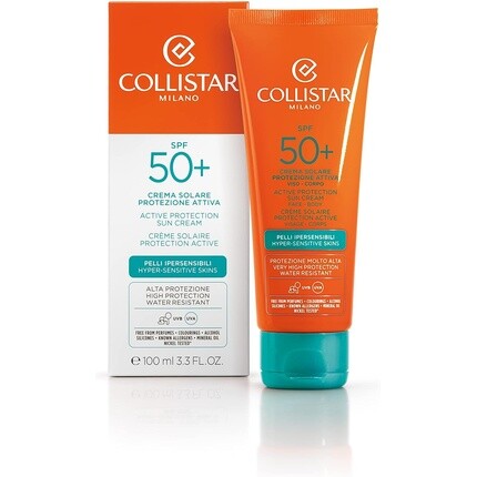 

Солнцезащитный крем Spf 50 Sensitive 100мл, Collistar