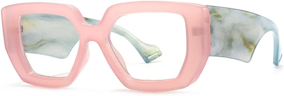 

HYLLE Винтажные солнцезащитные очки большого размера для женщин, квадратная форма, ретро, ​​роскошные большие солнцезащитные очки, модные очки, Pink/Clear