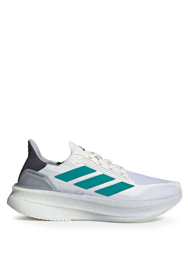 Кроссовки мужские спортивные, Ultraboost 5x, Adidas, бирюзовый/белый/серый