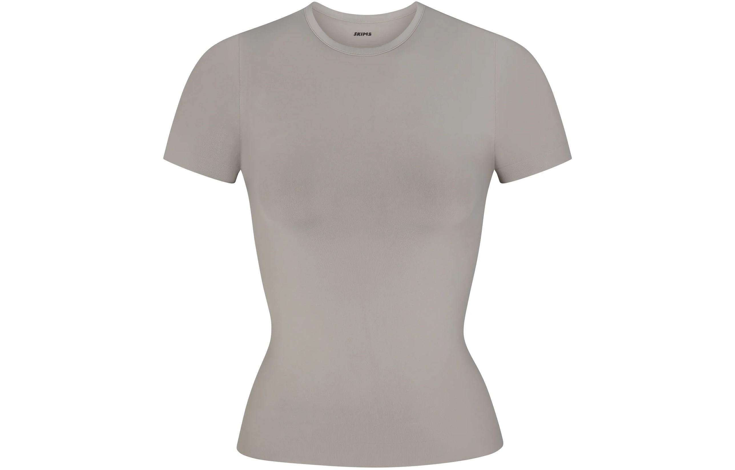 

Skims Футболка женская SMOKE/Smoke Gray