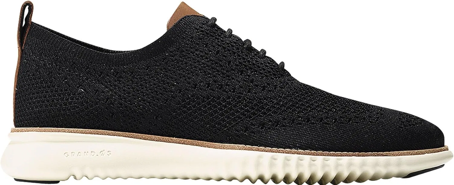 Мужские оксфорды Cole Haan 2.Zerogrand Stitchlite, Black Ivory Black Ivory — фото 2
