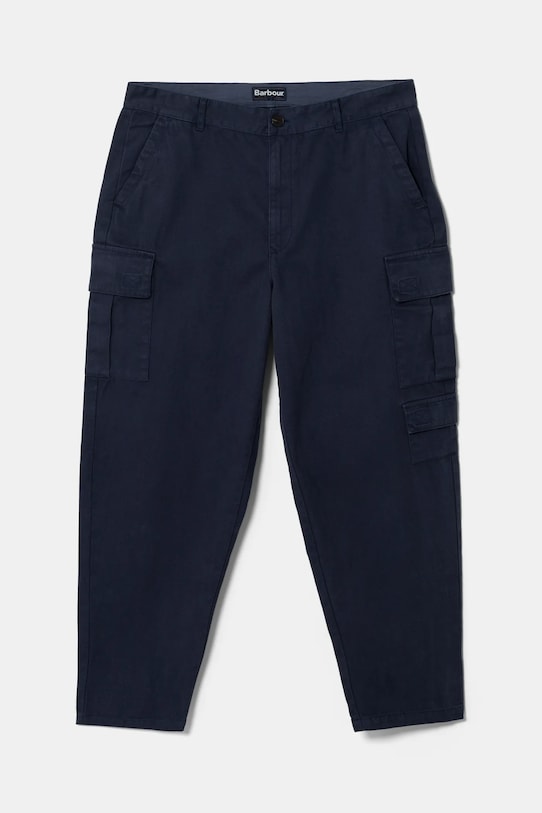 

Хлопковые брюки Barbour, темно-синий