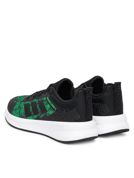 Кроссовки Minecraft Fortarun 4.0 JR1932 Adidas, черный — фото 3