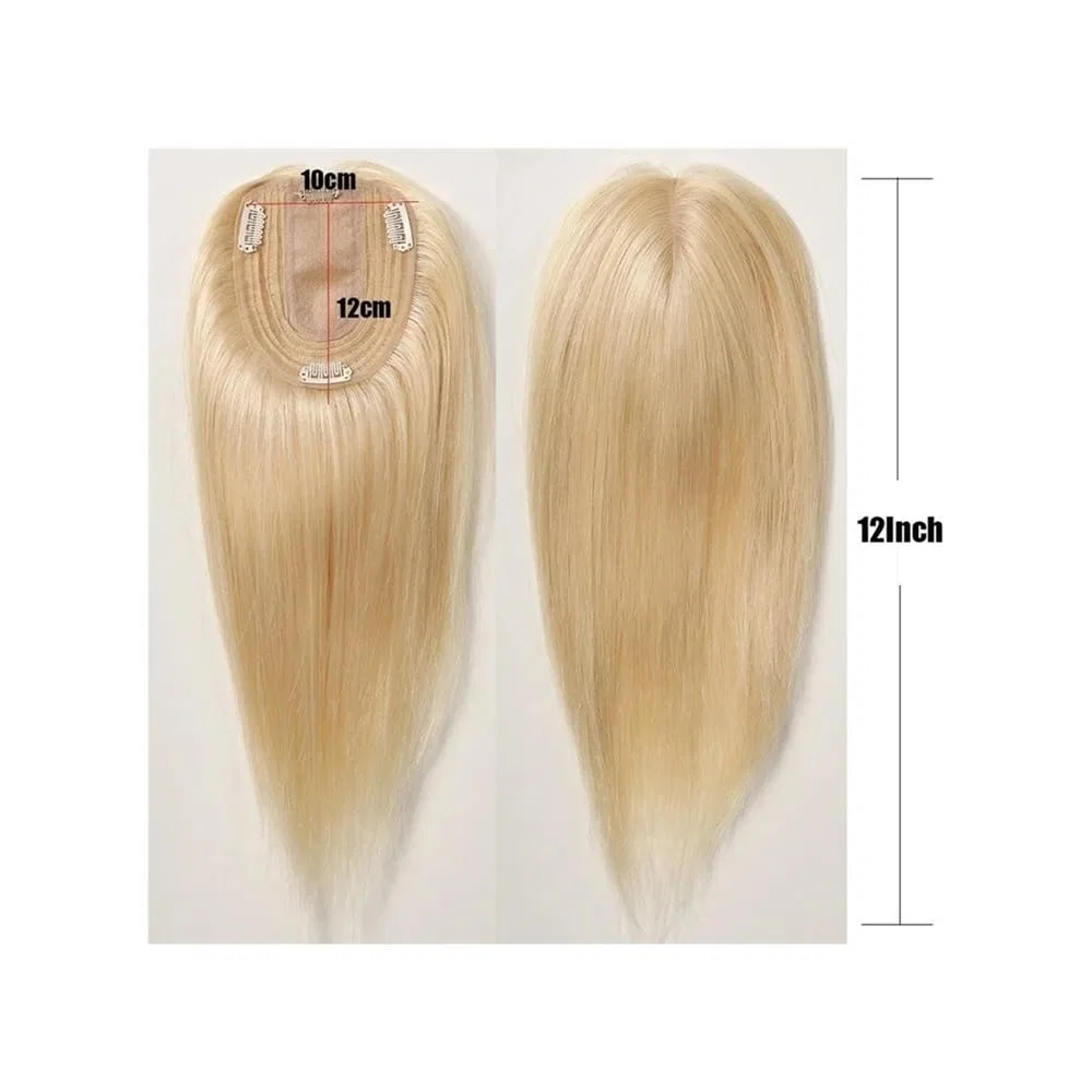 Накладка для волос из натуральных волос Remy Yuhanxinheshe, Blonde — фото 2