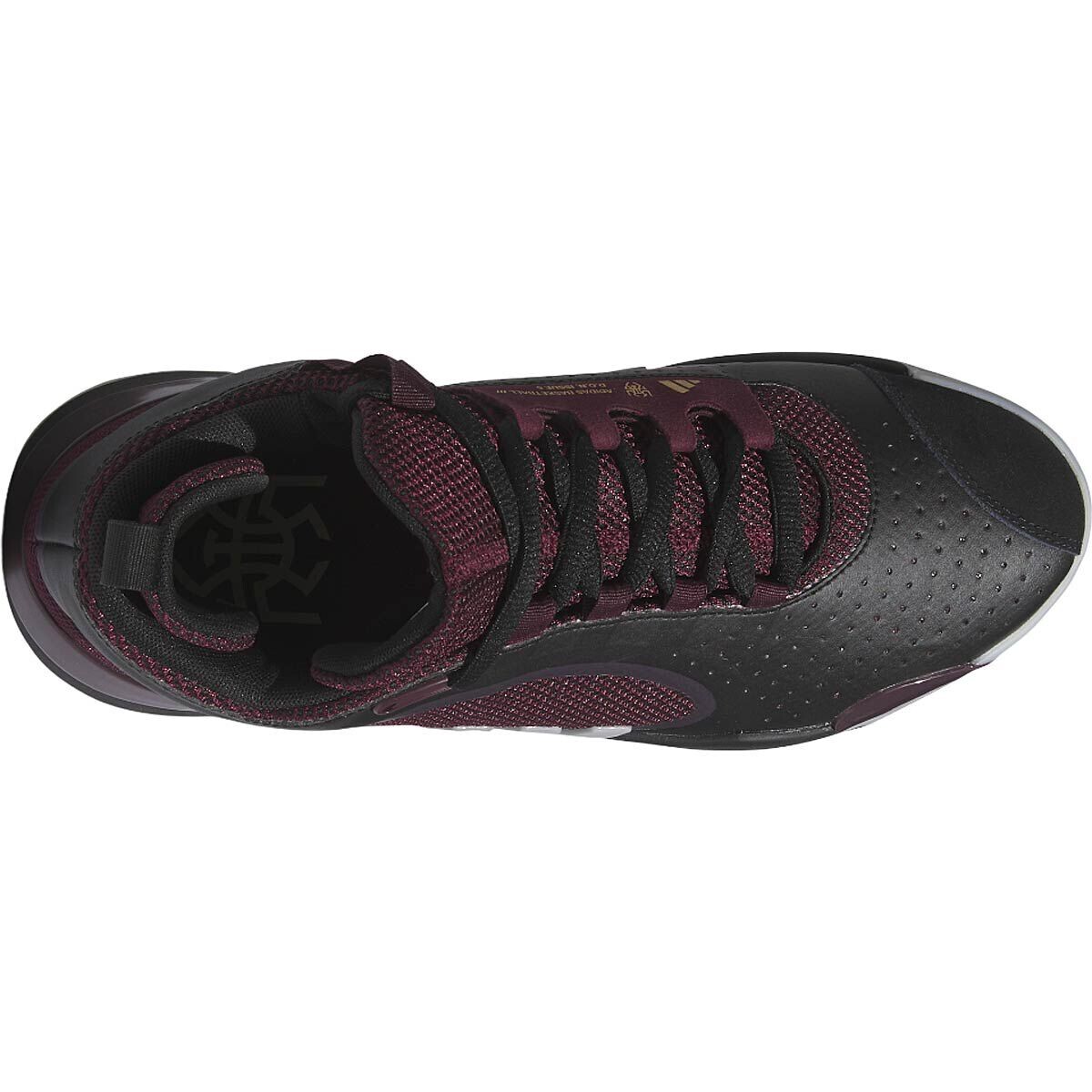Кроссовки Adidas D.O.N. Issue 5, черный/серый/темно-красный — фото 4
