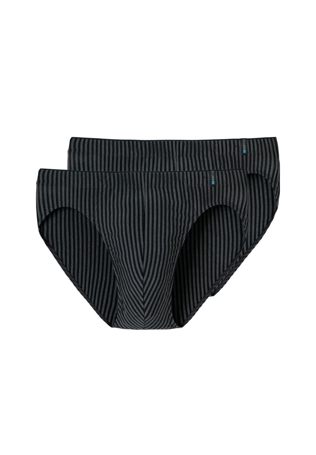 

Мини-брифы / трусы, упаковка из 2 шт. Long Life Soft SCHIESSER, цвет Blauschwarz