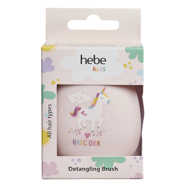 

Расческа детская, 1 шт. Hebe Kids Detangling brush unicorn