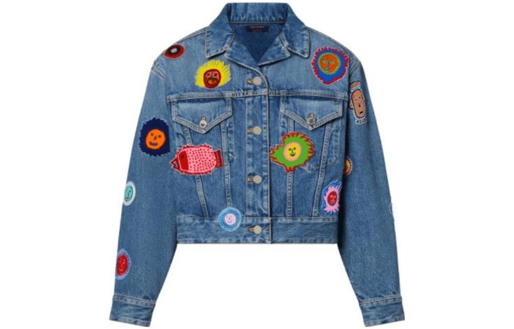 

LOUIS VUITTON Женское укороченное пальто, цвет Blue