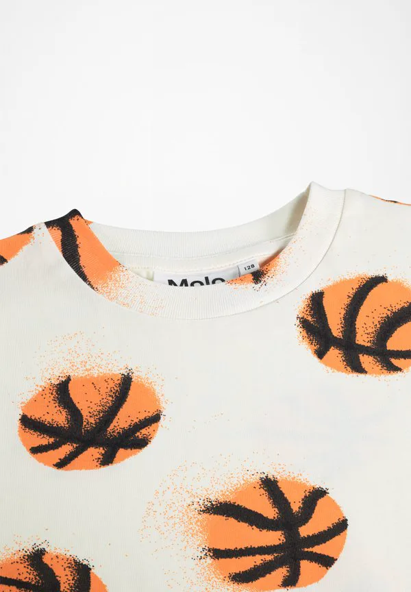 Футболка унисекс с короткими рукавами riley с принтом Molo, Beige/Orange — фото 4