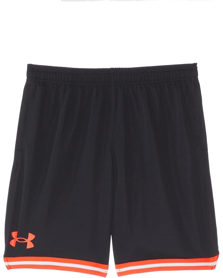 

Шорты Under Armour Kids Perimeter Basketball Shorts, цвет Black/Phoenix Fire