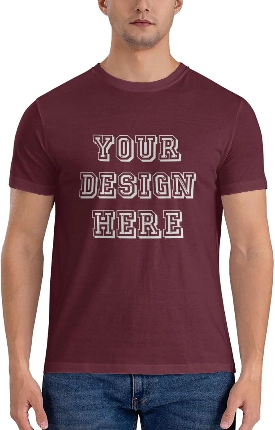 Футболка Customized с принтом спереди и сзади