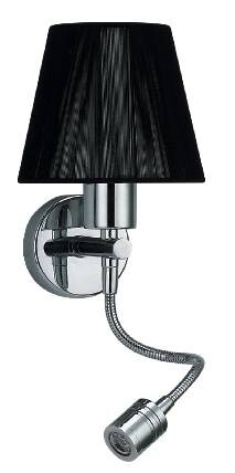 

Настенный светильник Licht-Erlebnisse FERGIE цвет chrom/schwarz