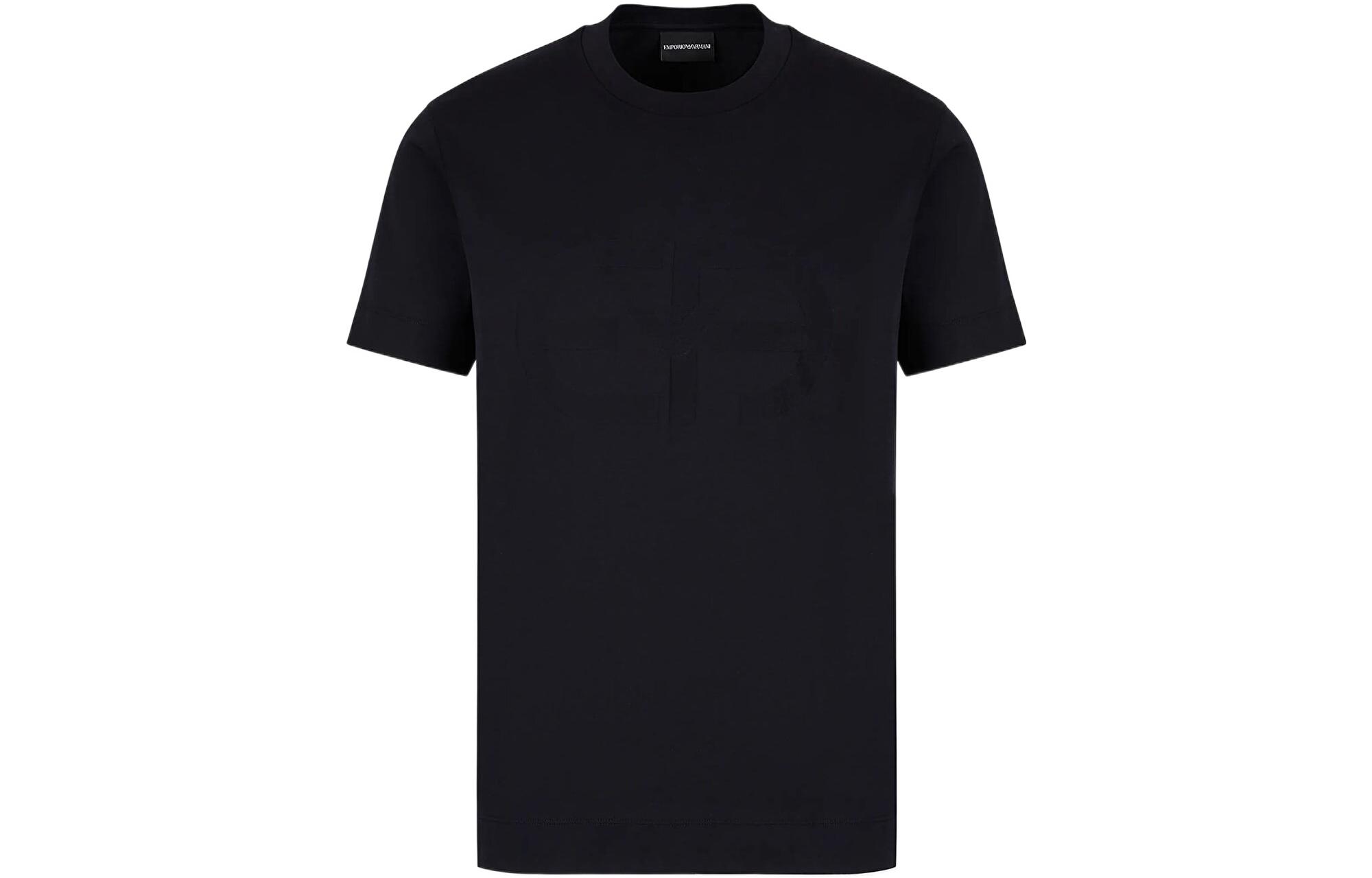 

EMPORIO ARMANI Футболка FW22 мужская черная, Черный, EMPORIO ARMANI Футболка FW22 мужская черная