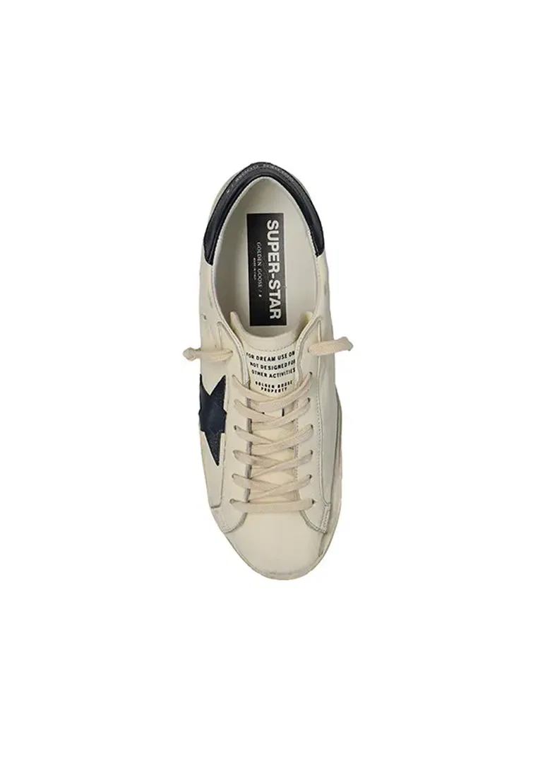 Кроссовки мужские Super-Star Night Blue Tab, модель GMF00101F004164-15430, Golden Goose, цвет темно-синий — фото 4