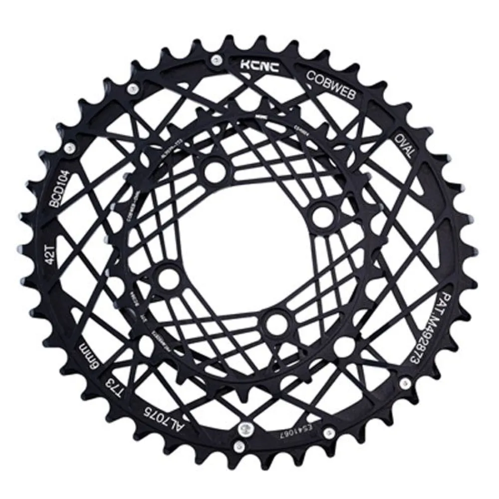 

Звездочка KCNC MTB Oval BCD 104 Coweb, черный