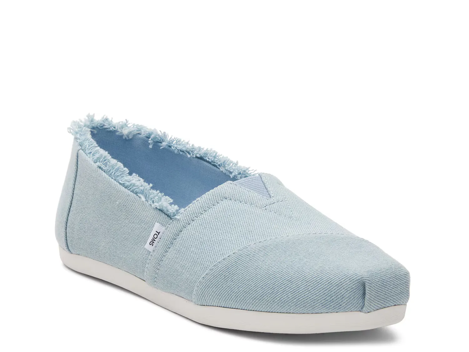 

Слипоны Alpargata Raw Edge Slip-On Toms, светло-синий