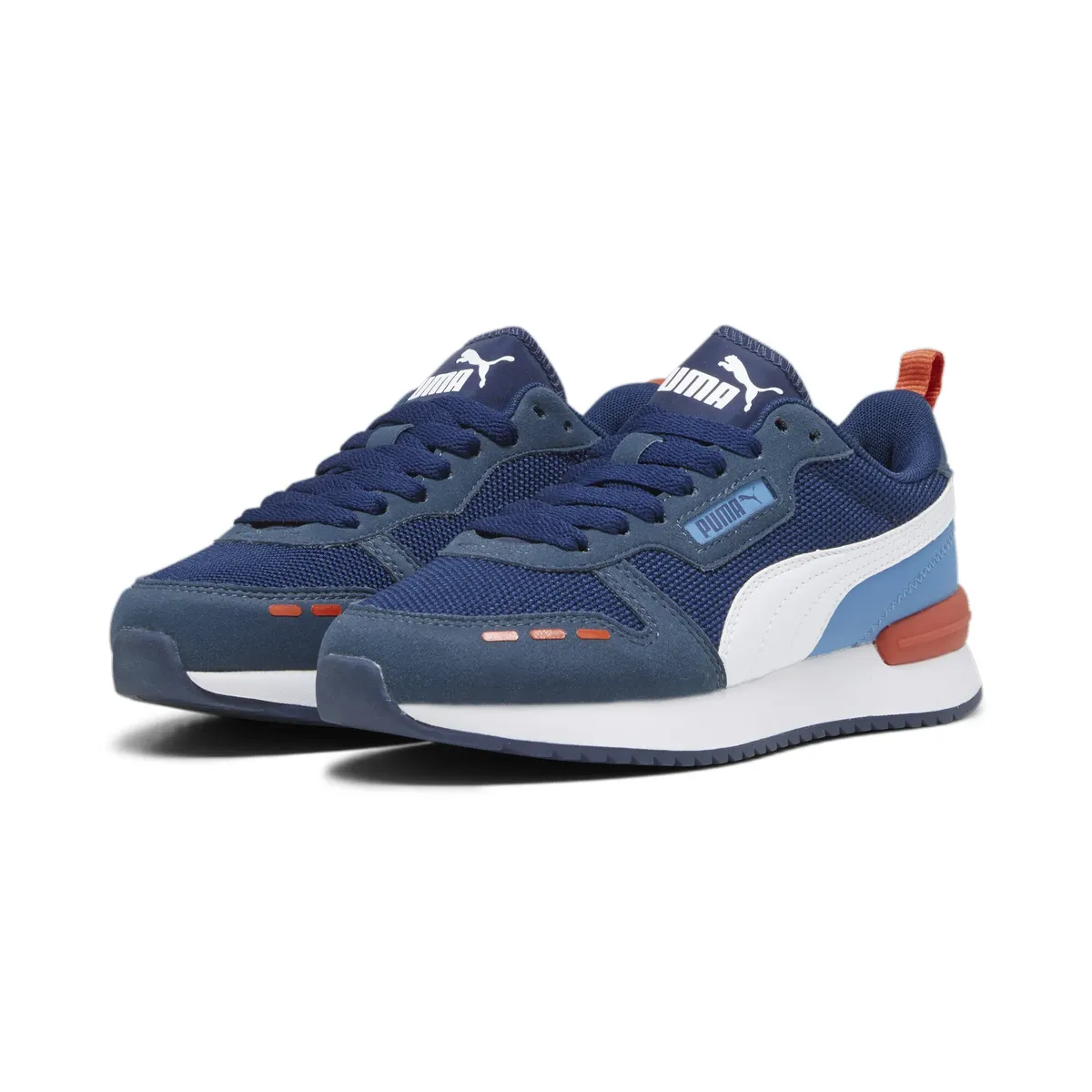 

Кроссовки PUMA "R78 Sneakers Youth", цвет Persian Blue White Inky Regal