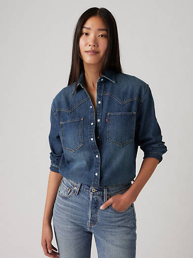 

Рубашка в стиле вестерн Теодора Levi's, цвет Verified Vintage Top - Medium Wash