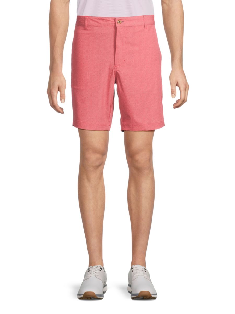 

Текстурированные шорты Melanga Flat Front TailorByrd, цвет Coral