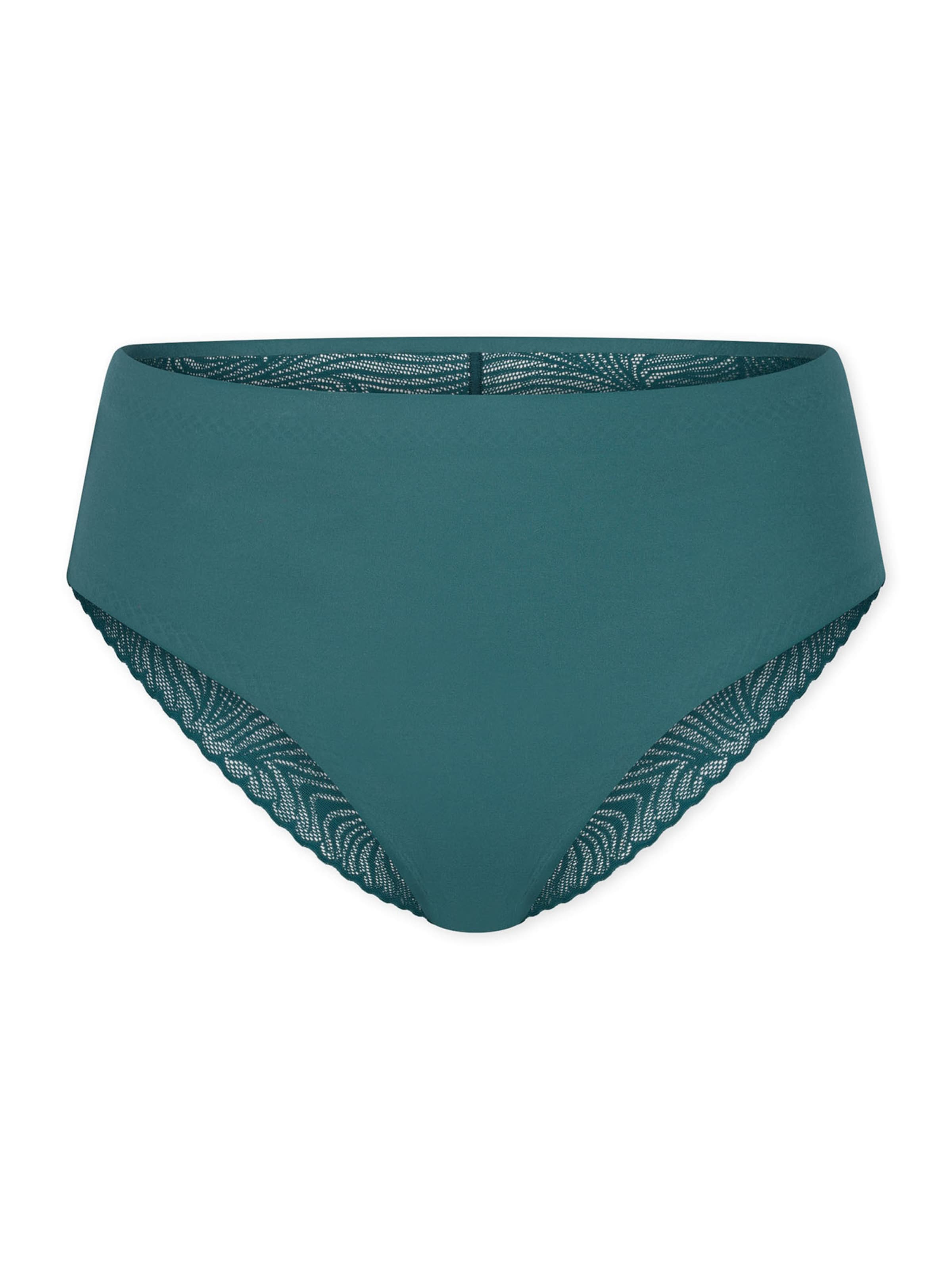 

SCHIESSER Трусики 'Invisible Soft Lace' в цвете Green, Petrol