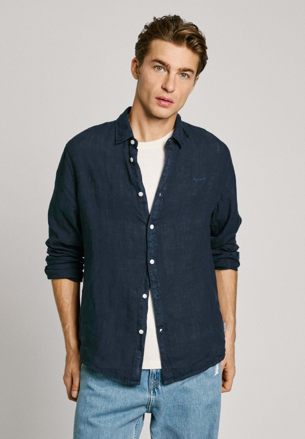 

Рубашка ARNAU Pepe Jeans, темно-синий