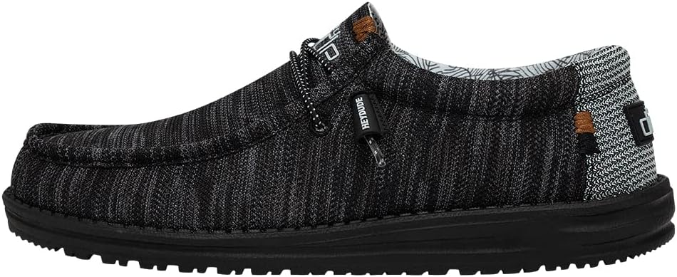 

Мужские носки Hey Dude Wally, Снятая с производства мужская обувь, Мужские лоферы на шнуровке, Удобные и легкие Heydude, Polar Night