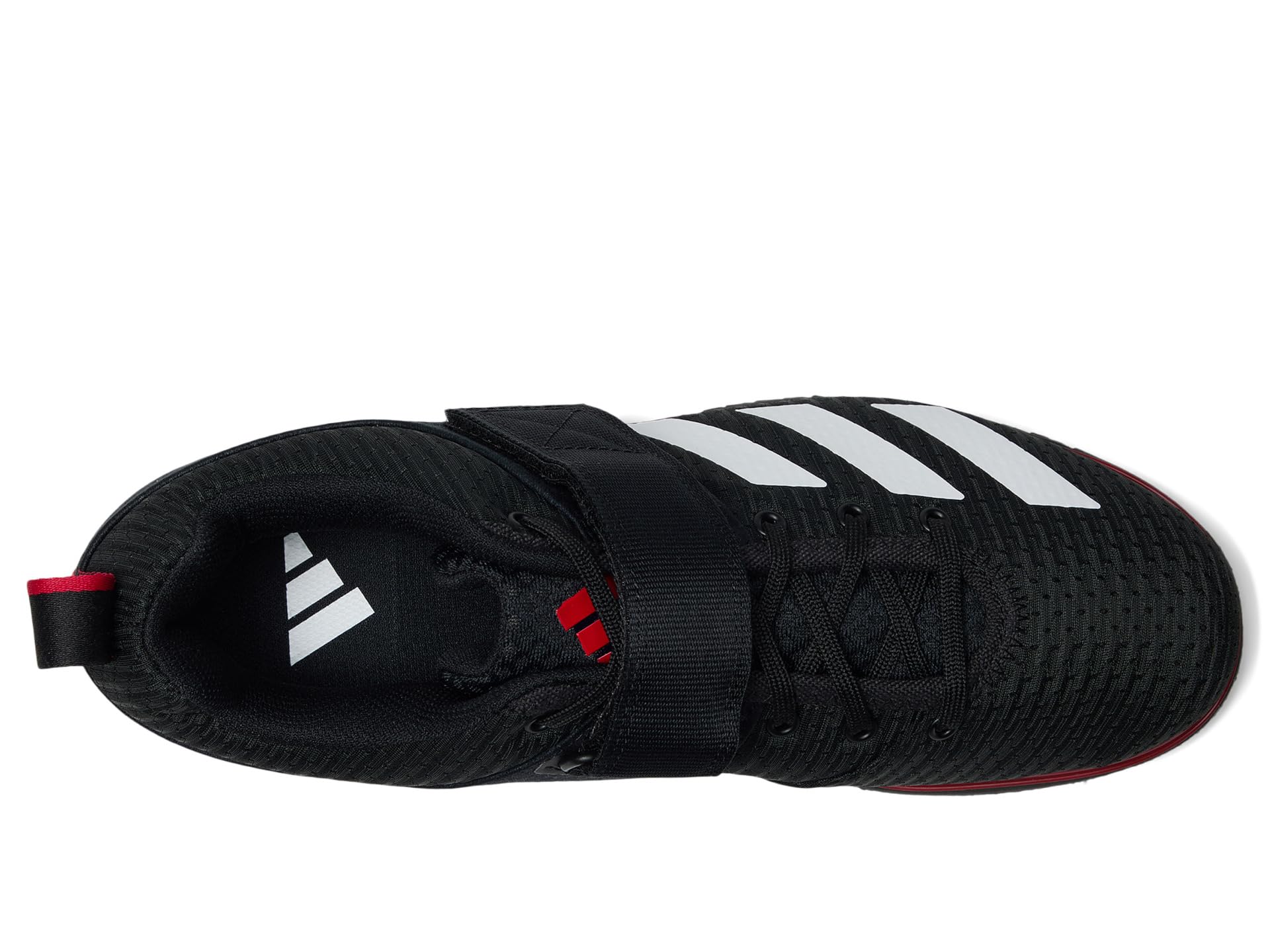 Кроссовки Unisex adidas Powerlift 5, цвет Black/White/Pure Ruby — фото 2