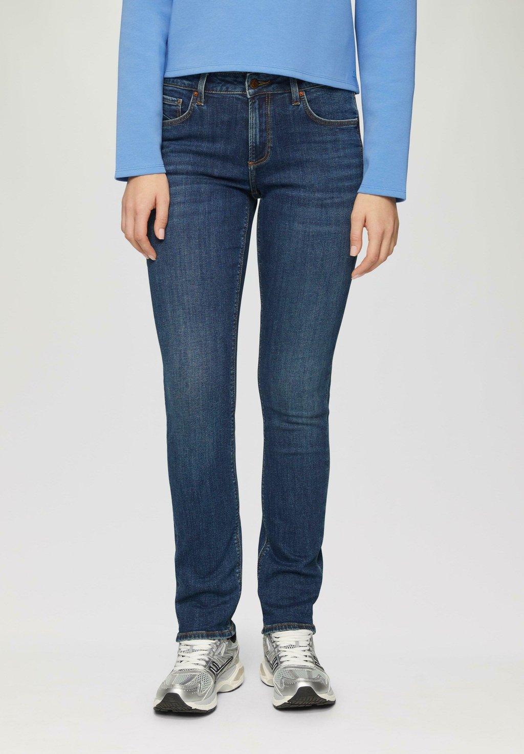 

Джинсы облегающего кроя CATIE MID RISE QS, деним