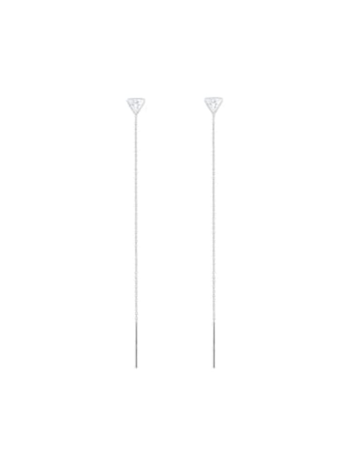 

Alexander York Цепочка для сережек с белым цирконием DREIECK в серебряном исполнении