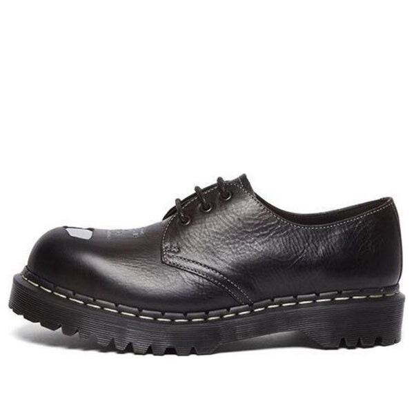 

Кроссовки 1461 bex exposed steel toe oxford shoes 'black' Dr. Martens, черный