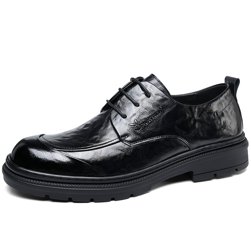 Туфли мужские Men"s Casual Men Low-Top Playboy, коричневый — фото 2