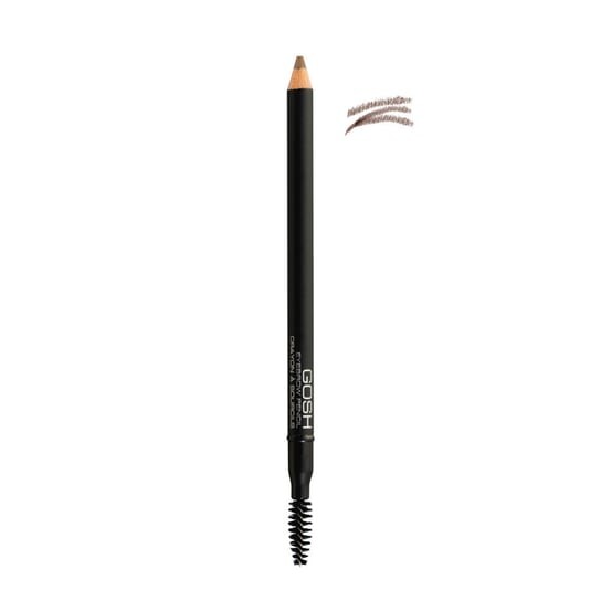 

Карандаш для бровей с кисточкой 01 Коричневый 1,2г Gosh, Eyebrow Pencil