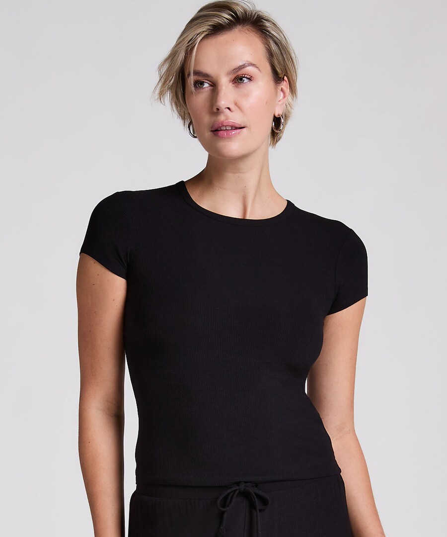 

Пижамная рубашка Hunkemöller Essential, черный