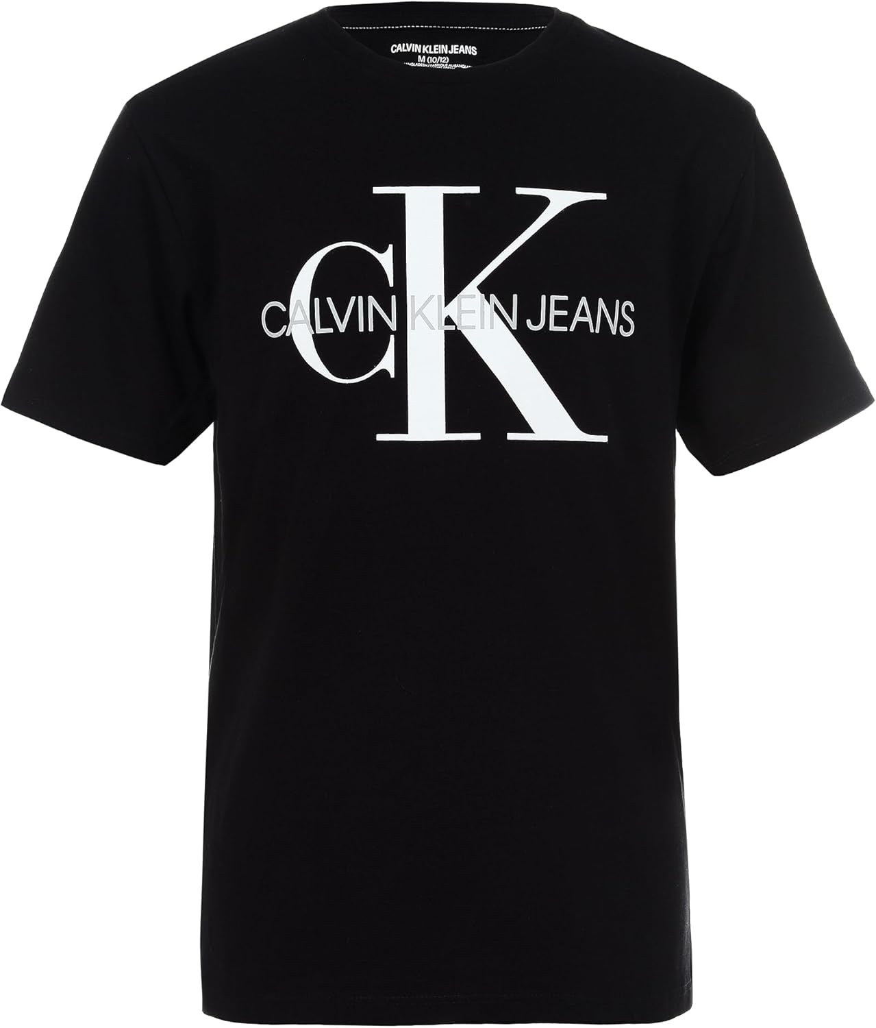 

Футболка Calvin Klein Boys с коротким рукавом и круглым вырезом, мягкая, удобная, свободного кроя., Old School True Black, Черный, Футболка Calvin Klein Boys с коротким рукавом и круглым вырезом, мягкая, удобная, свободного кроя., Old School True Black