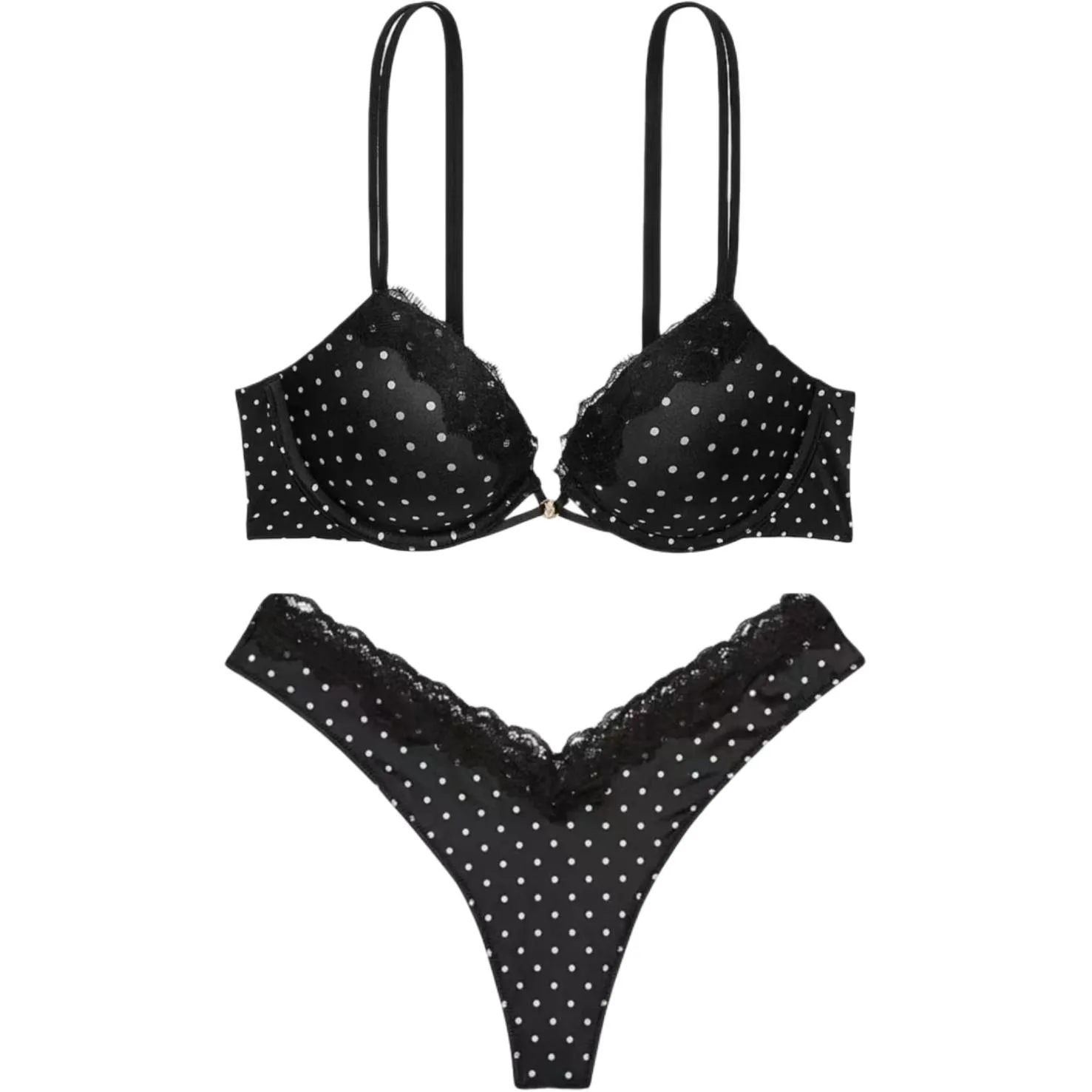 Женский комплект нижнего белья Victoria's Secret, Set (Black)