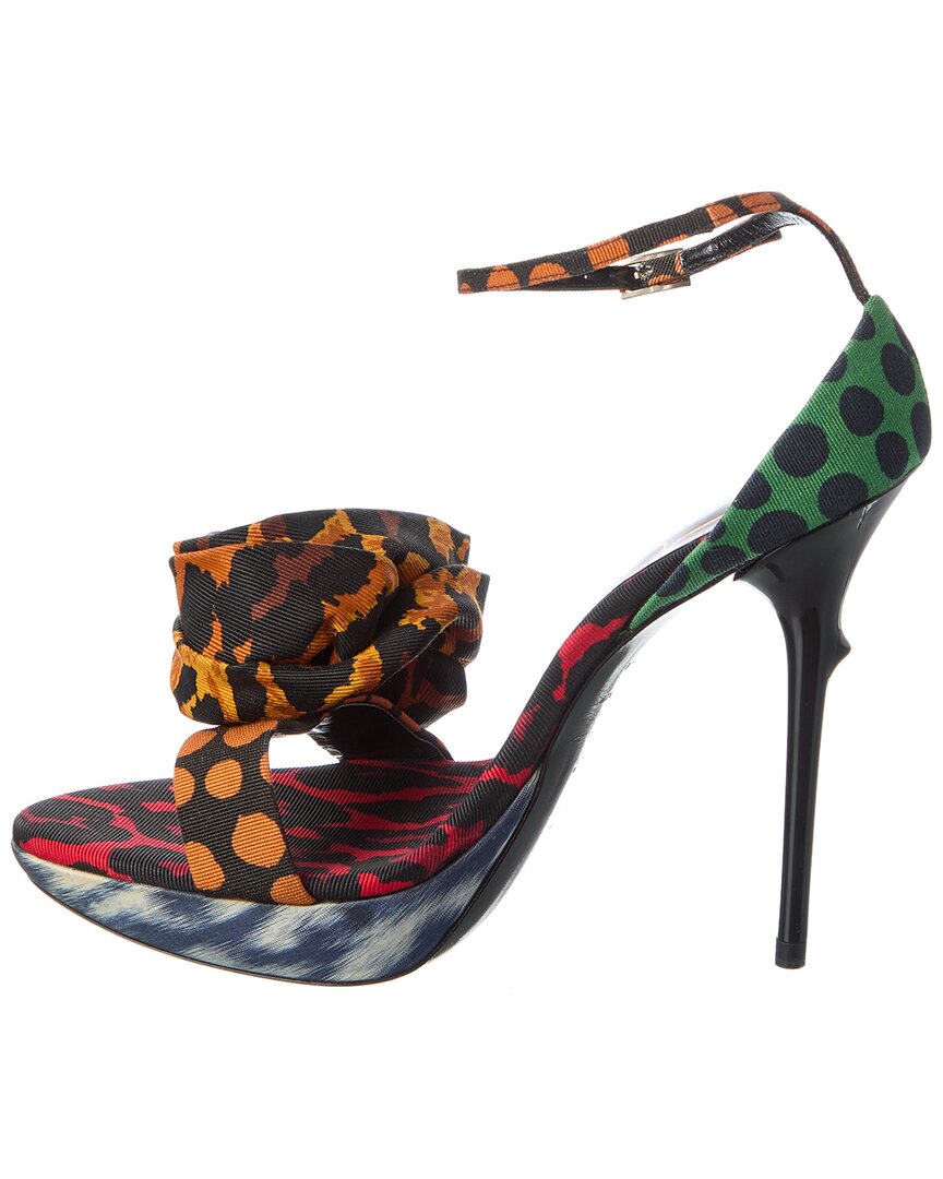 Roger Vivier Rose Grosgrain Platform Sandal — фото 2