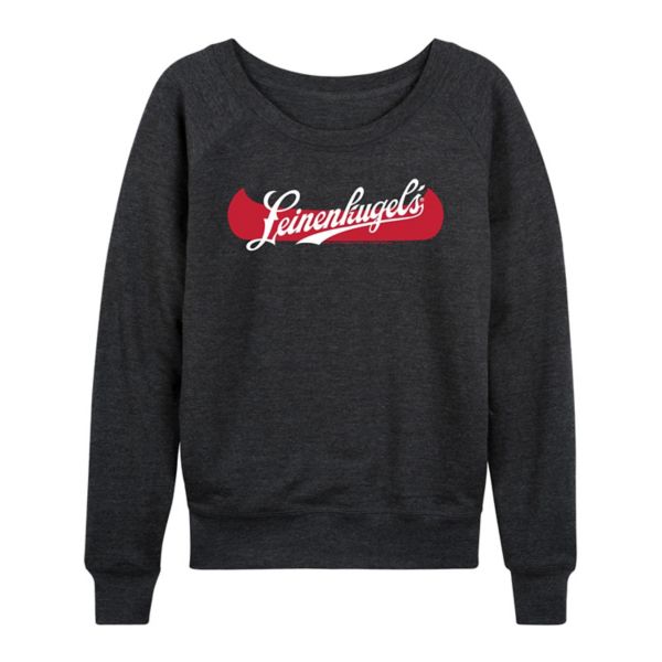 

Женская футболка с длинным рукавом из французского трикотажа Leinenkugel's Canoe Logo Licensed Character, серый