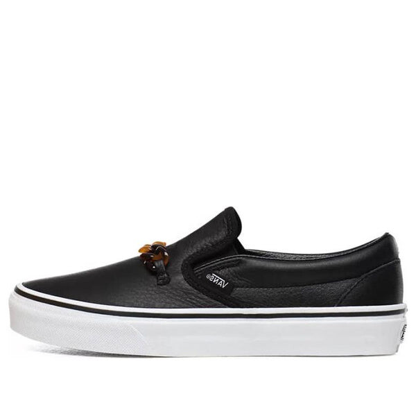 

Кроссовки tort classic slip-on black Vans, черный