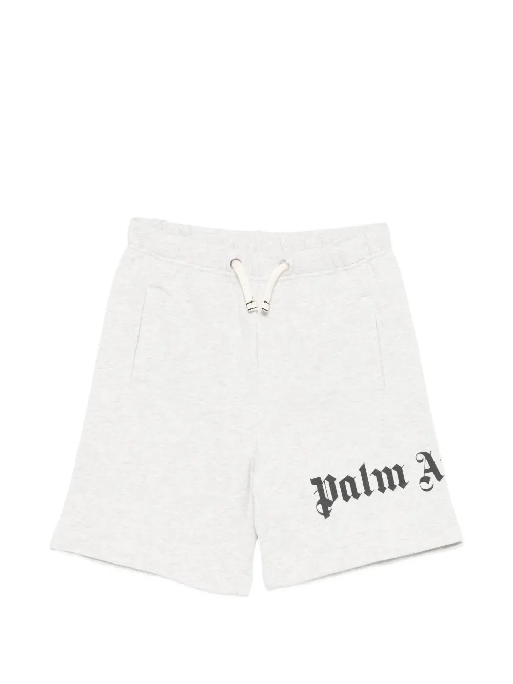 Шорты на шнуровке с логотипом Palm Angels Kids, серый