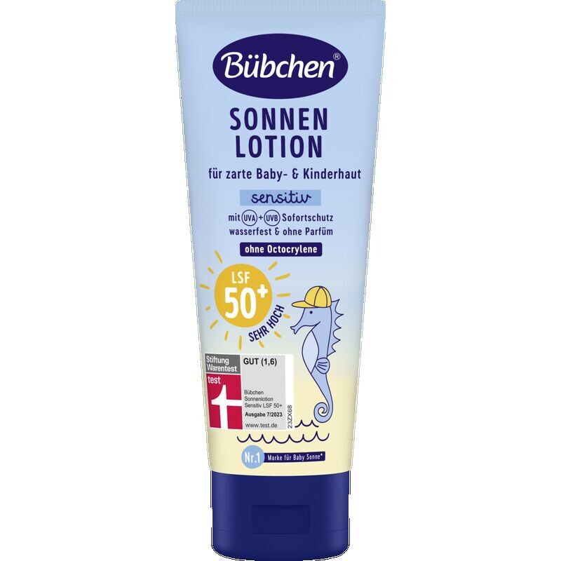 

Солнцезащитный лосьон для чувствительной кожи SPF 50+ Bübchen, 100 ml
