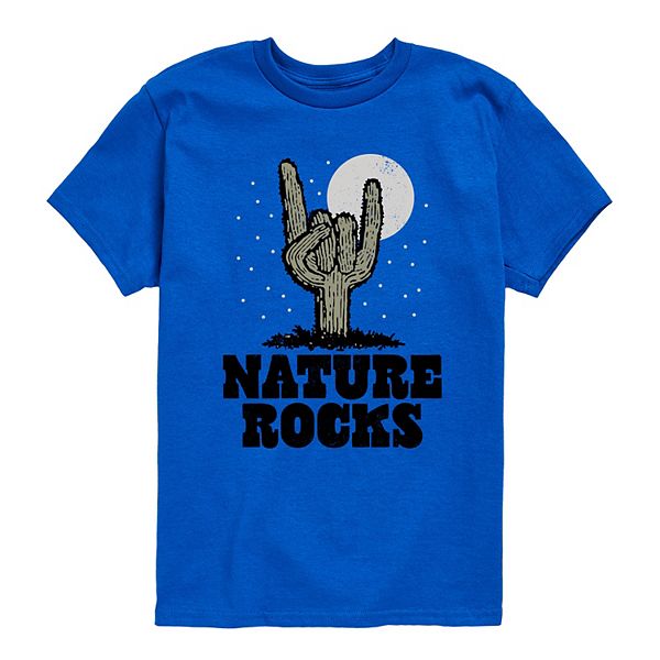 

Футболка с принтом Boys rock nature rocks Licensed Character, Royal Blue