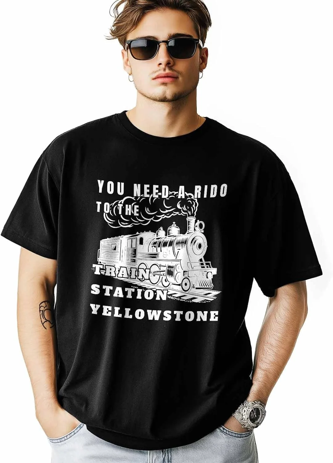 

Мужская футболка с принтом, короткий рукав, классический воротник, мягкая и удобная, размеры XS-5XL HELLOWINK