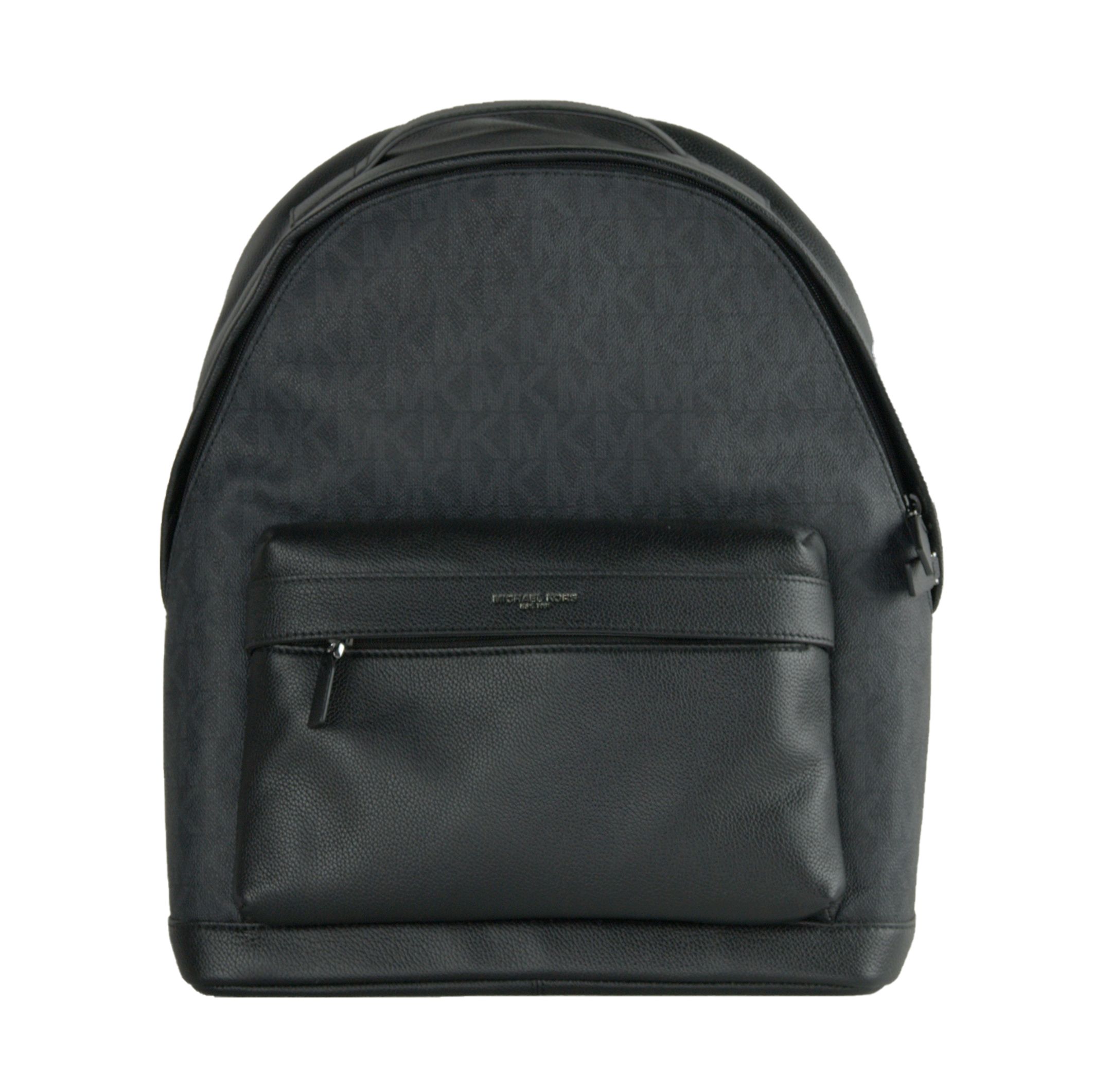 

Элегантный черный кожаный рюкзак Russel Michael Kors
