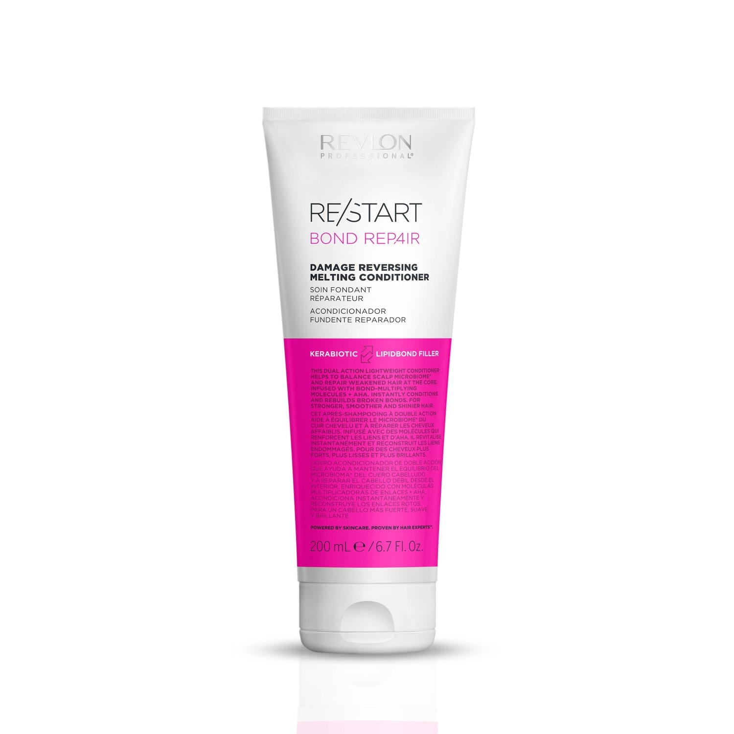 

Кондиционер для волос restart bond repair damage reversing melting Revlon Professional, объем 200 мл