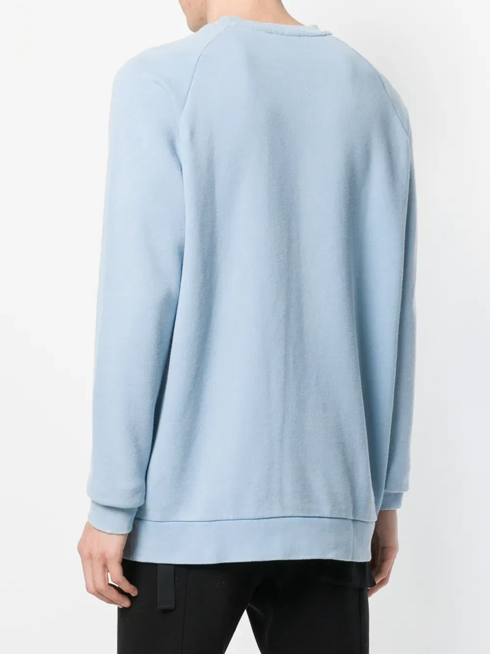 Толстовка Adidas Originals Trefoil Warm Up Crewshirt, синий — фото 4