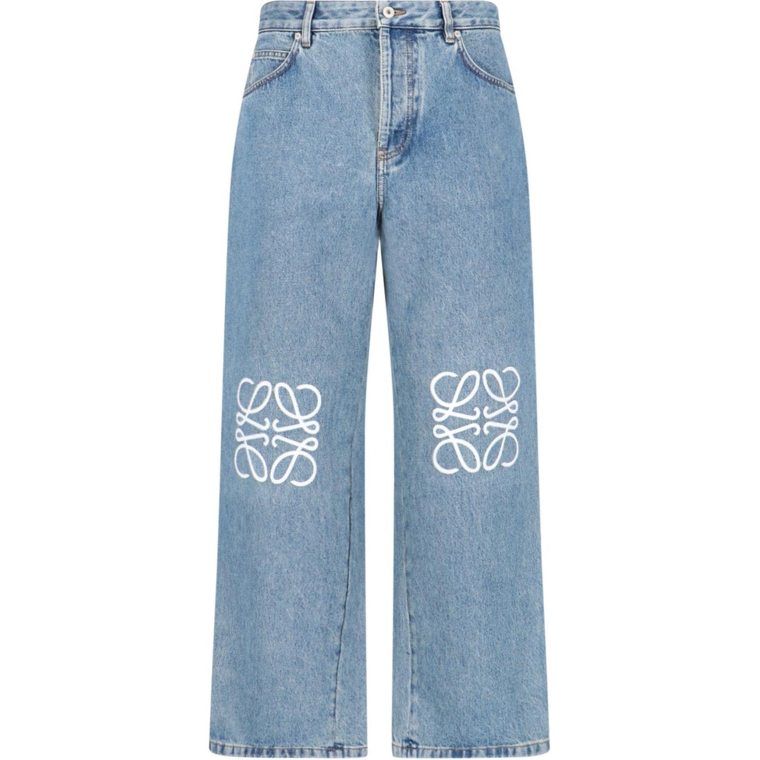 

Джинсы-багги Anagram Denim LOEWE, синий